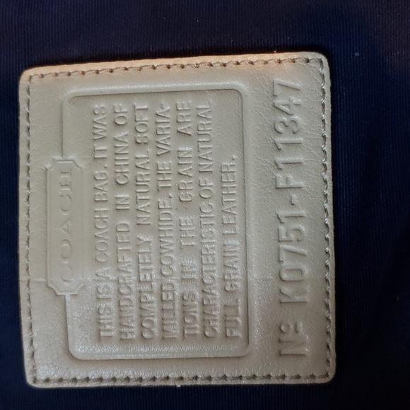 Coach Leather Tan Tote Purse Bag - Picture 12 of 12